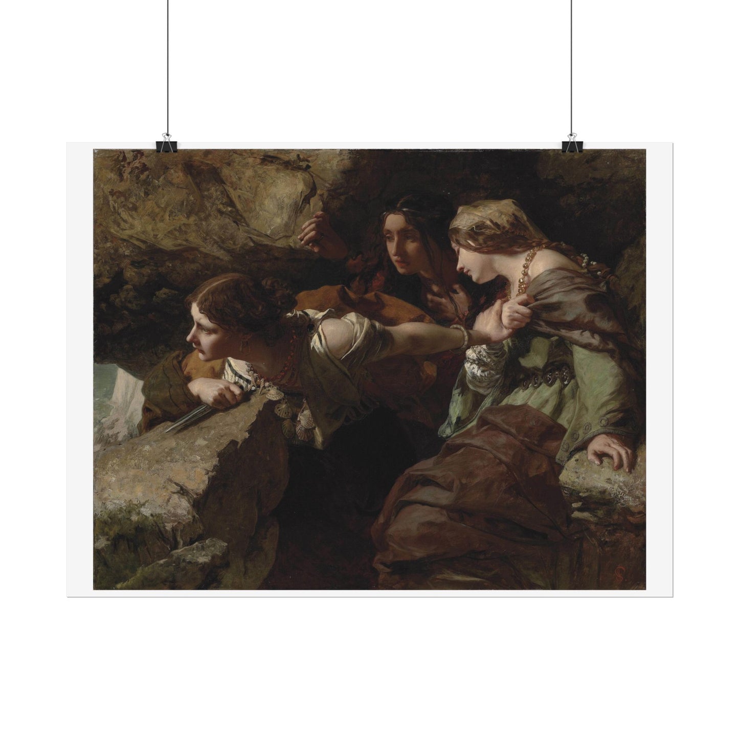 Courage, Anxiety and Despair watching the battle