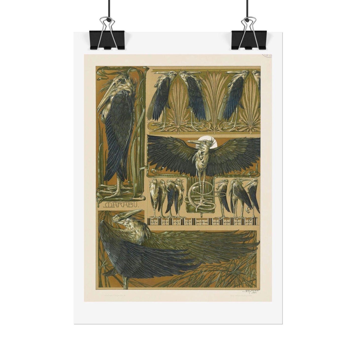 Cranes - from "The Animal in Decorative Art"