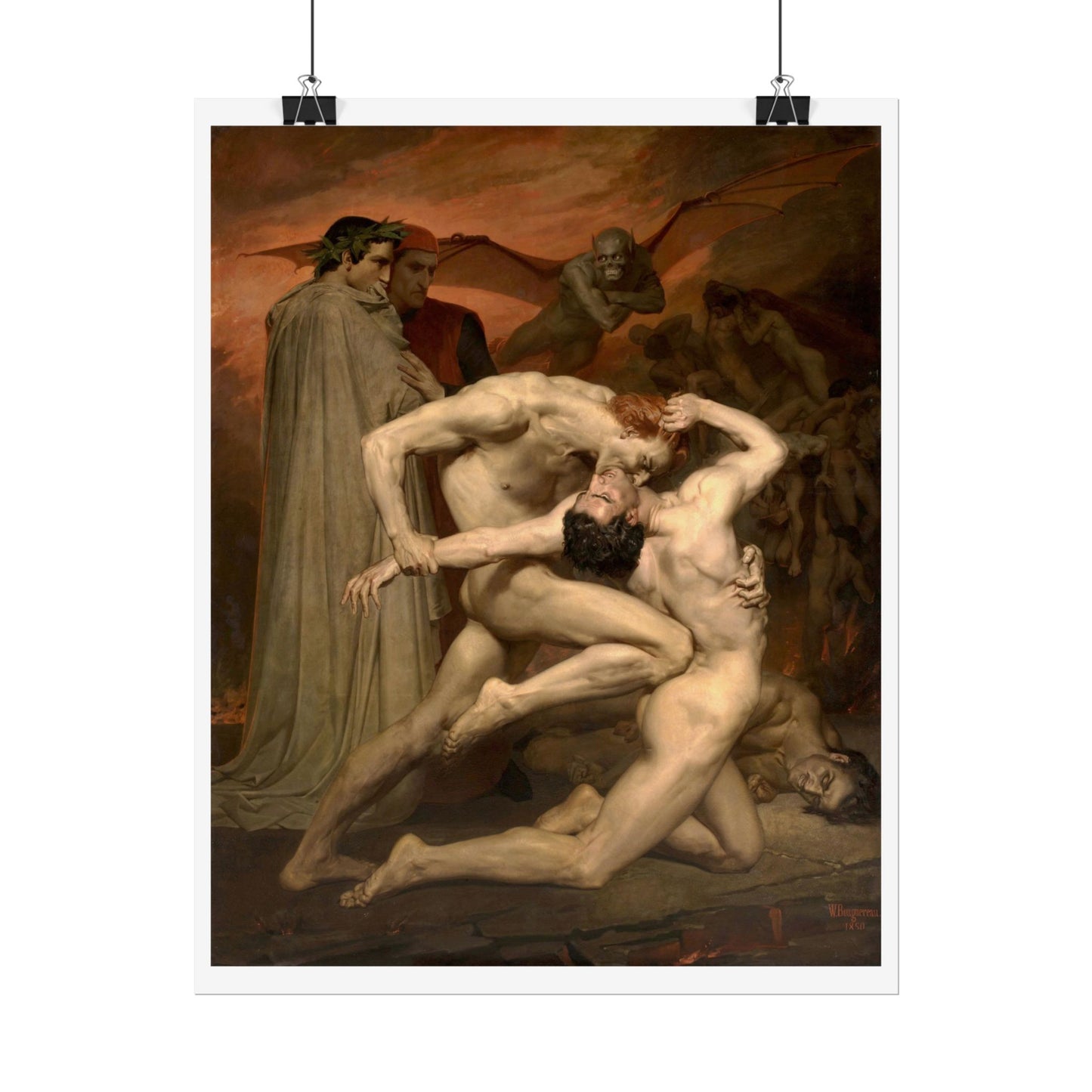 Dante and Virgil in Hell