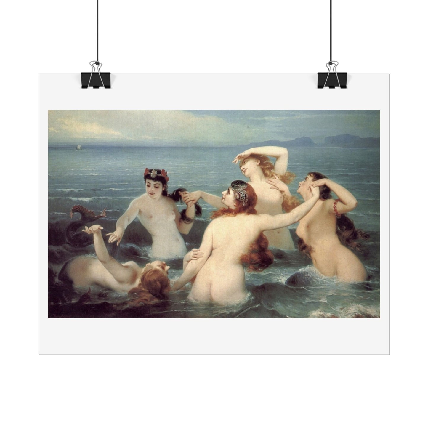 Mermaids Frolicking in the Sea