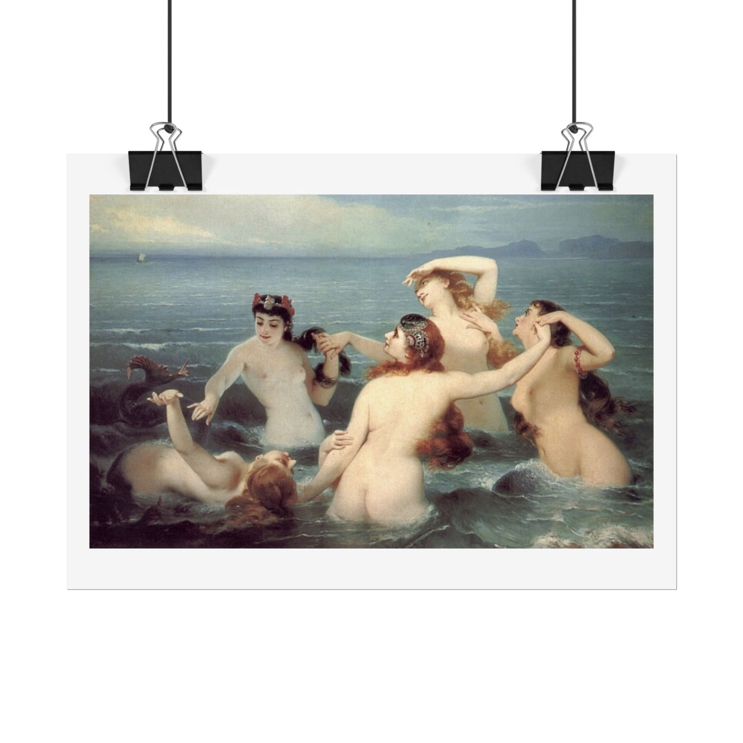 Mermaids Frolicking in the Sea