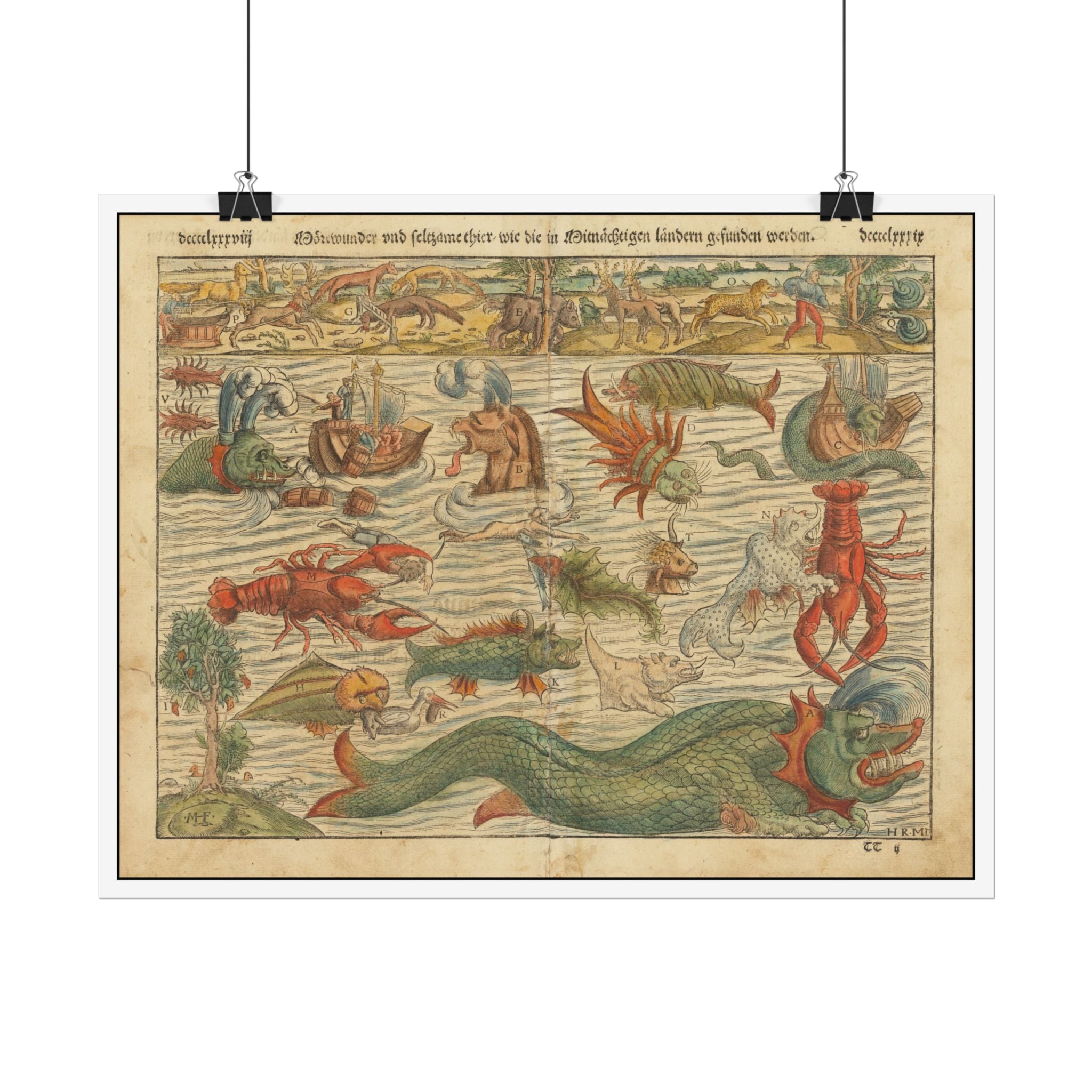 Chart of Sea Monsters – Sable Arthouse