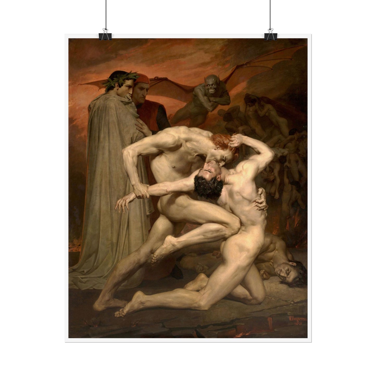 Dante and Virgil in Hell