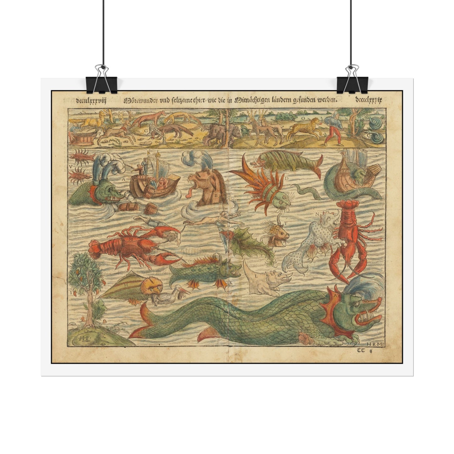 Chart of Sea Monsters