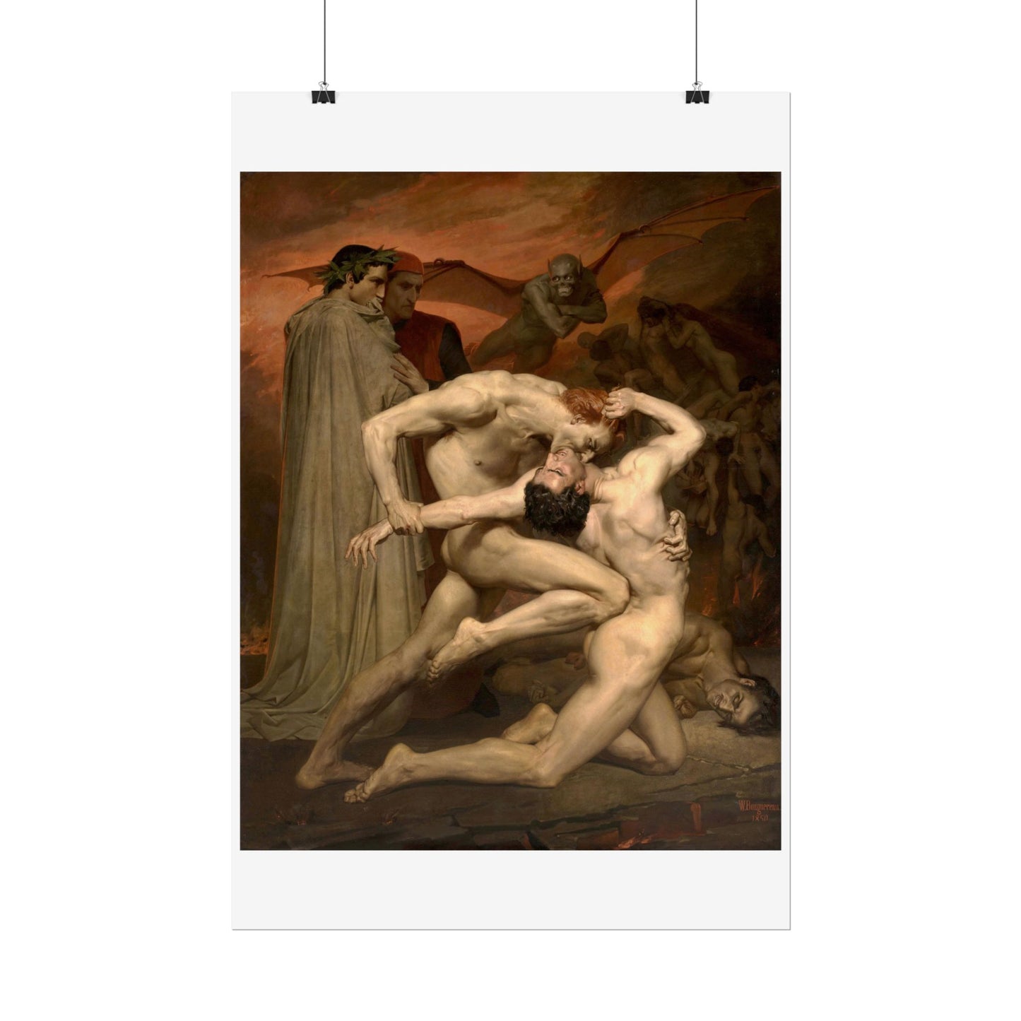 Dante and Virgil in Hell